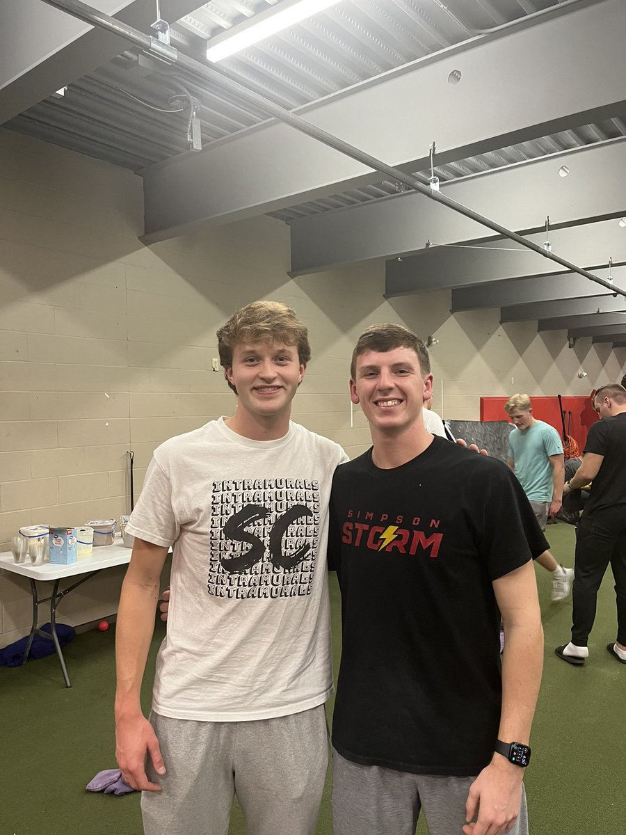 Simpson Baseball (@stormbaseballsc) on Twitter photo Gave the guys a study break this afternoon for a team bags tournament! Best of luck to everyone on their finals next week and congrats to our winning team today <a href="/EFeek28/">Eli Feekin</a> and <a href="/zduke85/">Zach Dueker</a>! Gave the guys a study break this afternoon for a team bags tournament! Best of luck to everyone on their finals next week and congrats to our winning team today <a href="/EFeek28/">Eli Feekin</a> and <a href="/zduke85/">Zach Dueker</a>!