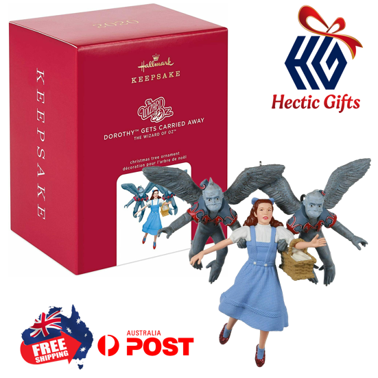 HecticGifts's tweet photo. NEW Hallmark Keepsake Ornament 2020 - The Wizard of Oz Dorothy Gets Carried Away
https://t.co/EcbwsuZrZt
#New #HecticGifts #HallmarkKeepsake #Christmas #Ornament #TheWizardOfOz #Dorothy #WingedMonkeys #FreeShipping #AustraliaWide #FastShipping https://t.co/ZX6vDYpoK6