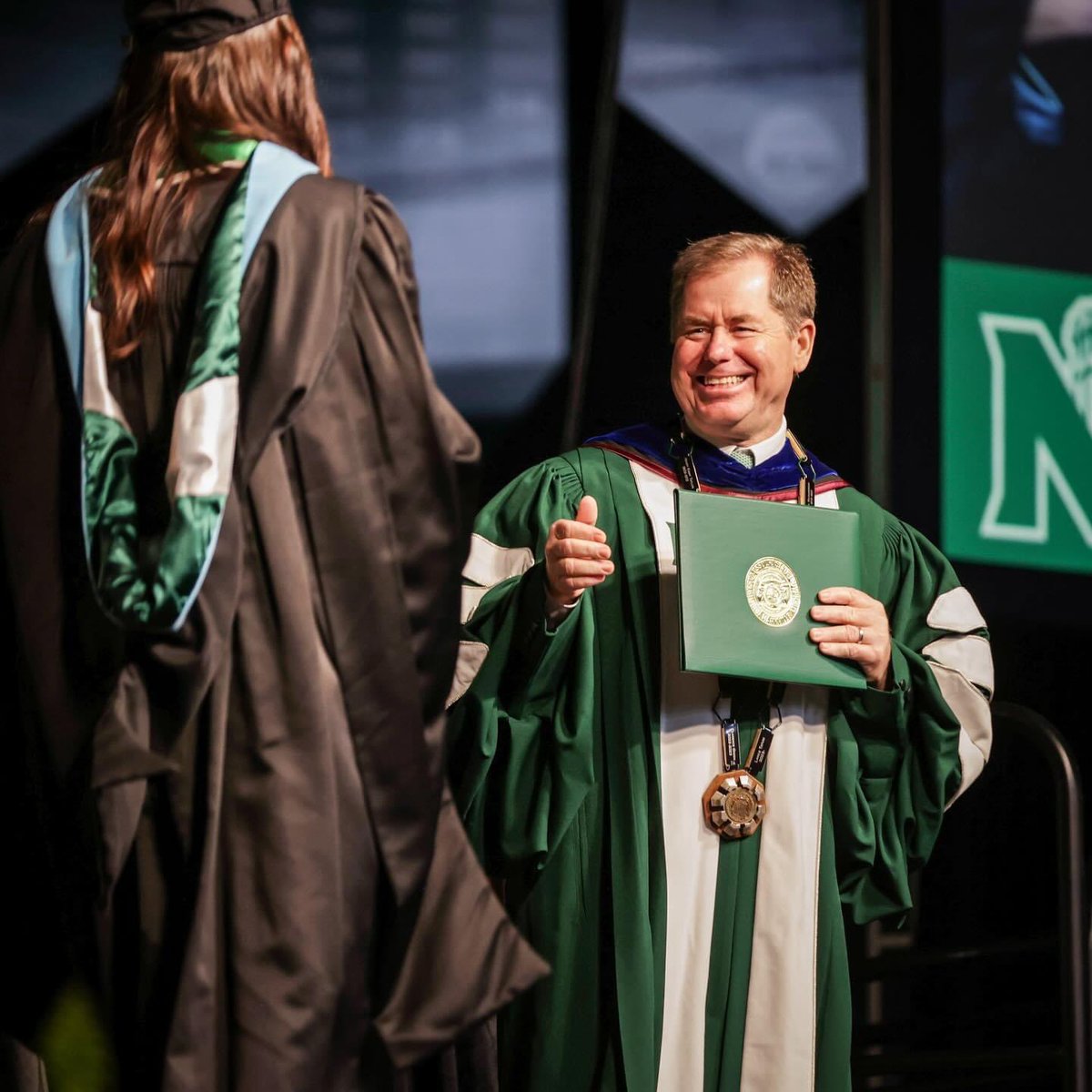 ltatum's tweet photo. Congrats graduates! Well done! Remember to have confidence, have courage, and have good decision making as you start your next journey! https://t.co/8s76GtsLMS