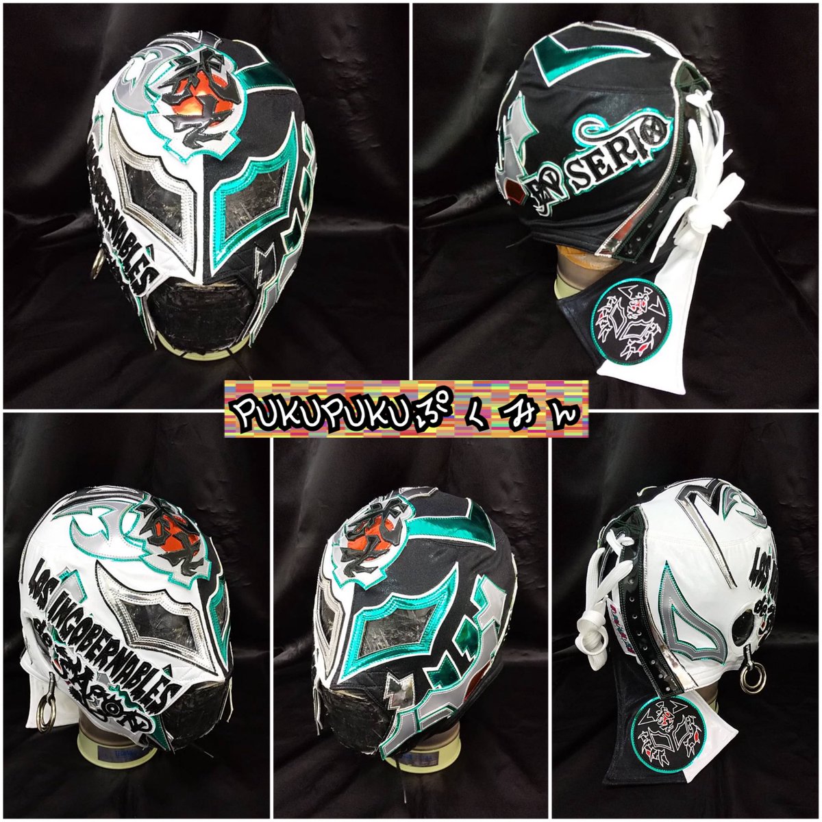 レック Presents WORLD TAG LEAGUE 2023　
2023.12.1  和歌山・和歌山県立体育館
BUSHI選手 試合用マスク

#njpwworld #njwtl #njpw #bushi #pukupuku工房 #pukupukuぷくみん