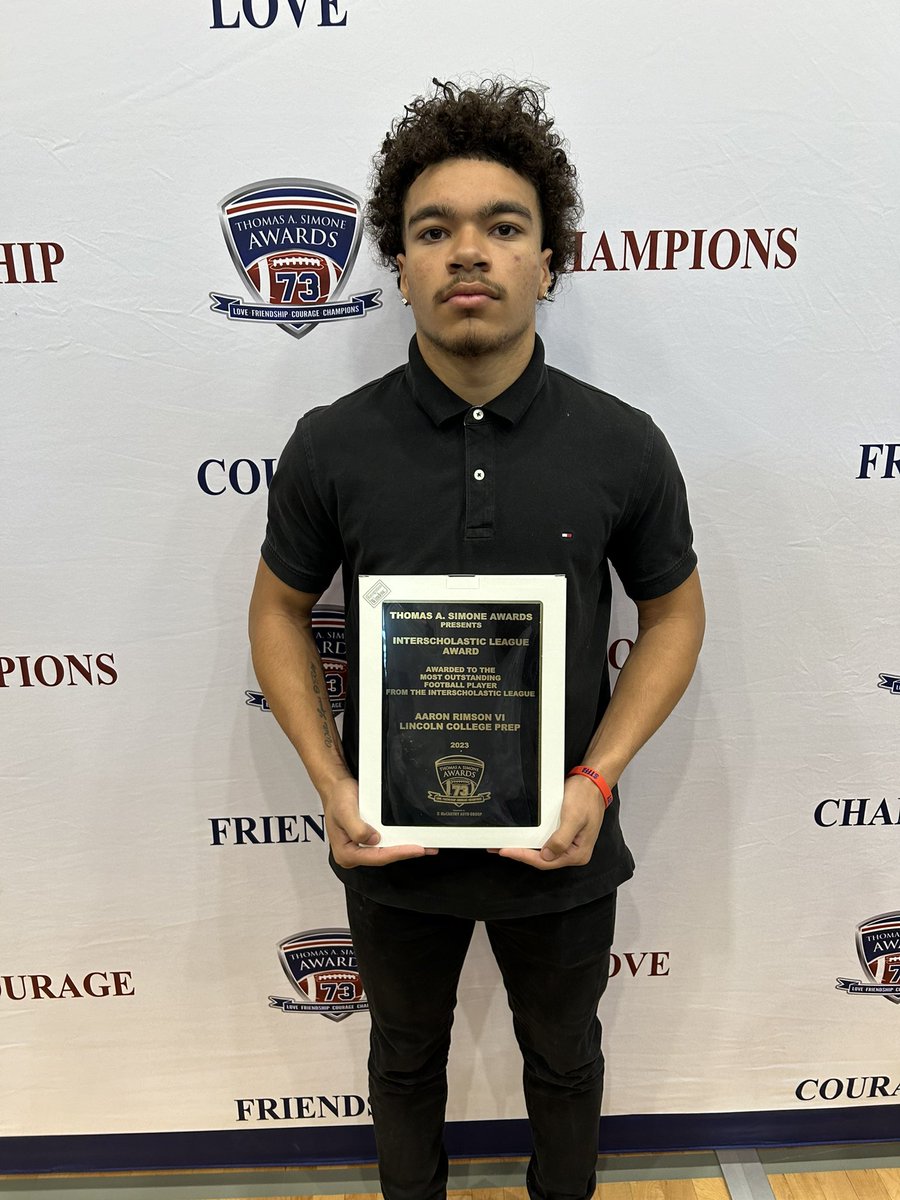 Blessed to cap off my senior year as the IL OPOY and also being all district #AGTG Big thanks to <a href="/LCPAFootball/">Lincoln Prep Football</a> and <a href="/CoachWLowe/">Coach William Lowe</a> for helping me become the player I am!!!