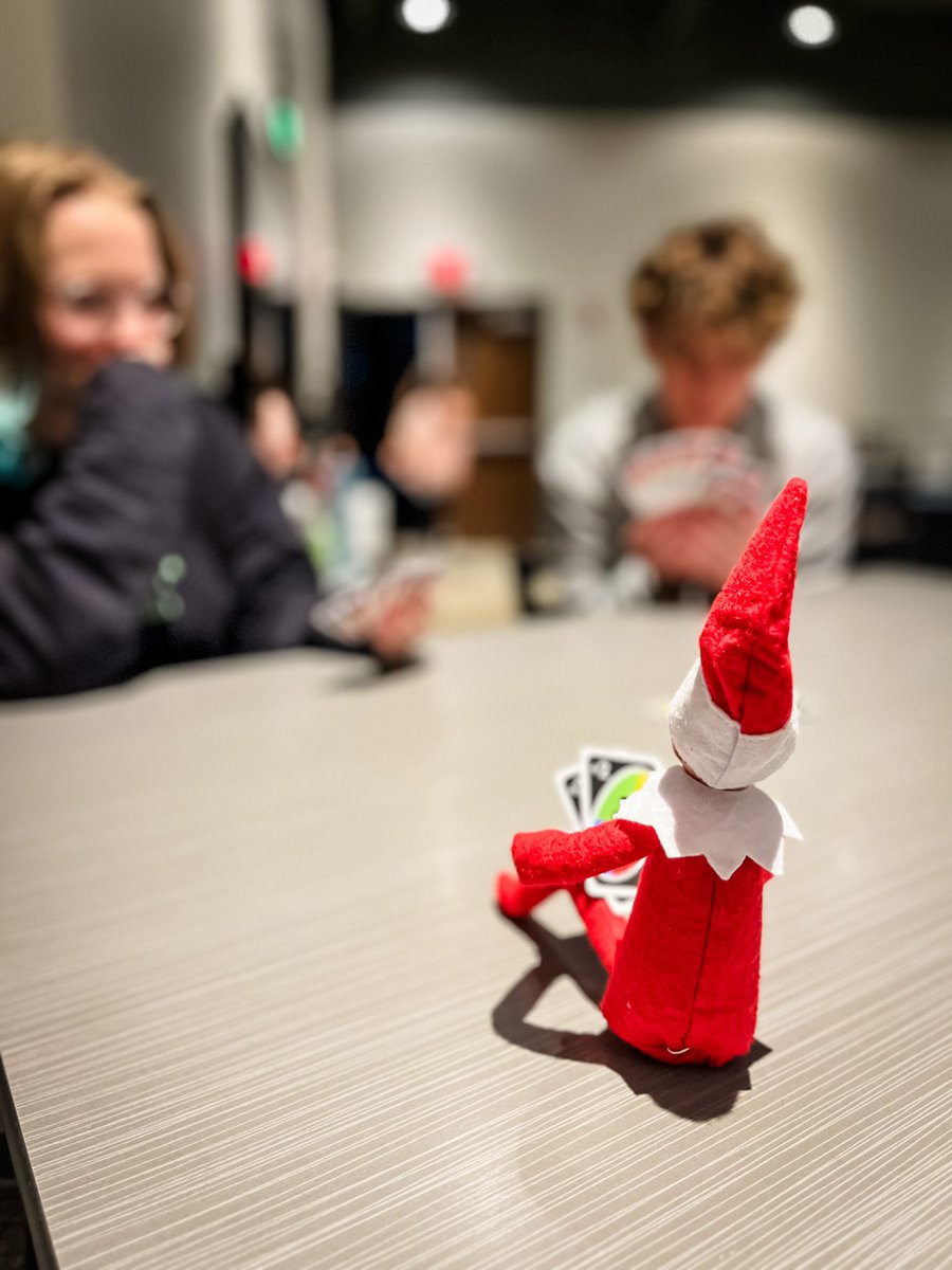 ElementYouthMo's tweet photo. ElfY had some fun playing UNO with the youth staff this afternoon. Who do you think won? #WeAreEY #ElfYtheEYelf https://t.co/Ye3B1y6pGh
