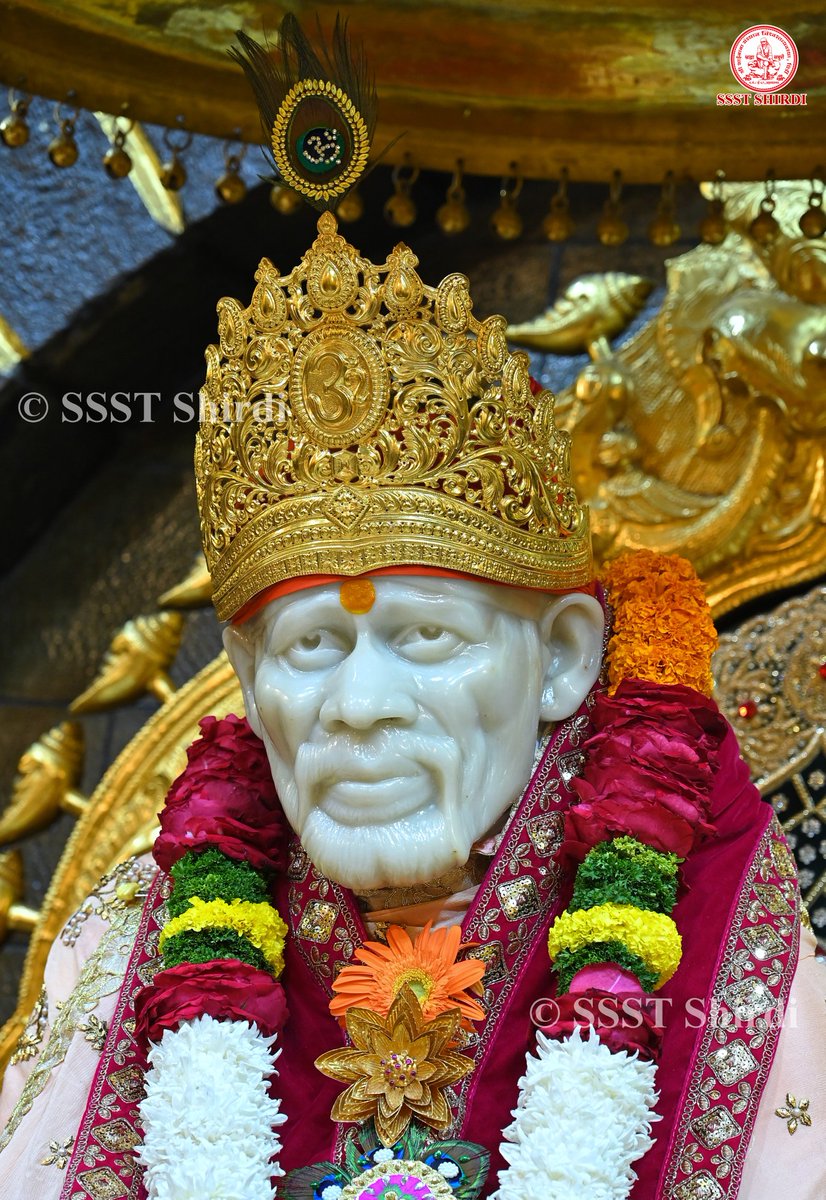 SSSTShirdi's tweet photo. *!! ॐ साई राम !!*
*श्री साईबाबा संस्थान विश्वस्त व्यवस्था,शिर्डी*
*!! ॐ Sai Ram !!*
*Shri Saibaba Sansthan Trust, Shirdi*
≈≈≈≈≈≈≈≈≈≈≈≈≈≈≈≈≈
 *आरती :-शिर्डी माझे पंढरपुर* 
*शनिवार ०९ डिसेंबर २०२३*     
*Aarti :-Shirdi Majhe Pandharpur*
*Saturday 09 December 2023* https://t.co/jaz1KG315D