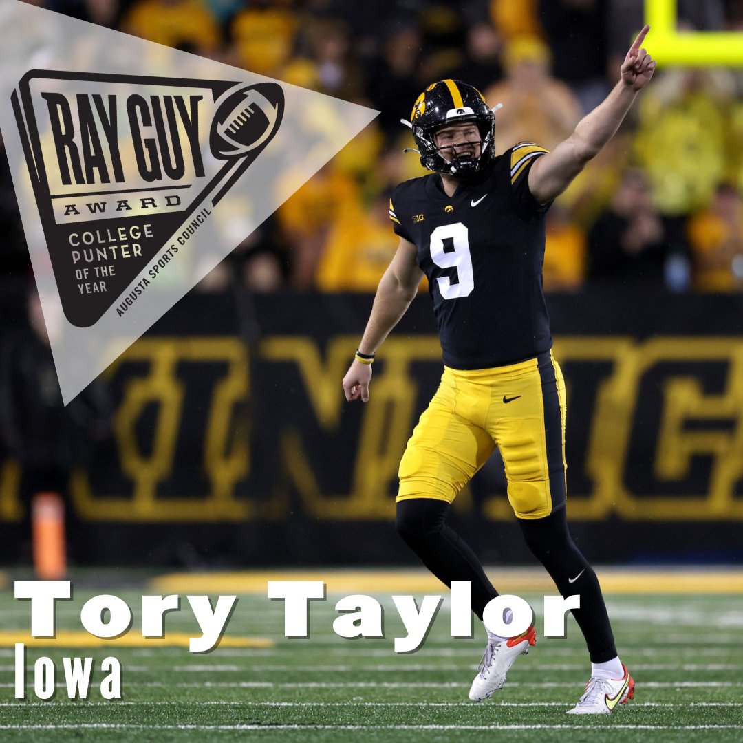 #OURGUY 2023! Congratulations to Tory Taylor of Iowa for being our 2023 Ray Guy Award Winner!