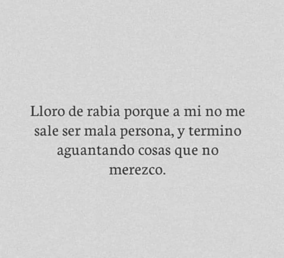 accionp0eticaes's tweet photo. 📌
Lloro de rabia porque a mi no me 
sale ser mala persona... https://t.co/FdqgU96mUp