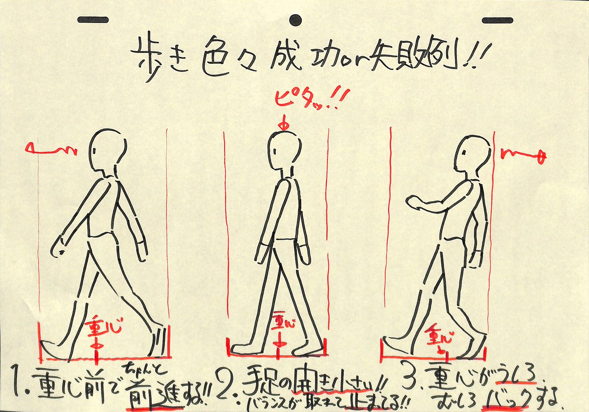 ◎動かす⇨重心バランスを崩す!! 躍動感を出せない人は重心バランスが取れているため・・・ 人は知らず知らずに重心、バランスをとってしまう。 そのために躍動感が失われる。 重心を意識することで止めたり、動かしたり自在にコントロールできる。 また重い荷物を持つ人は荷物+人=バランス。