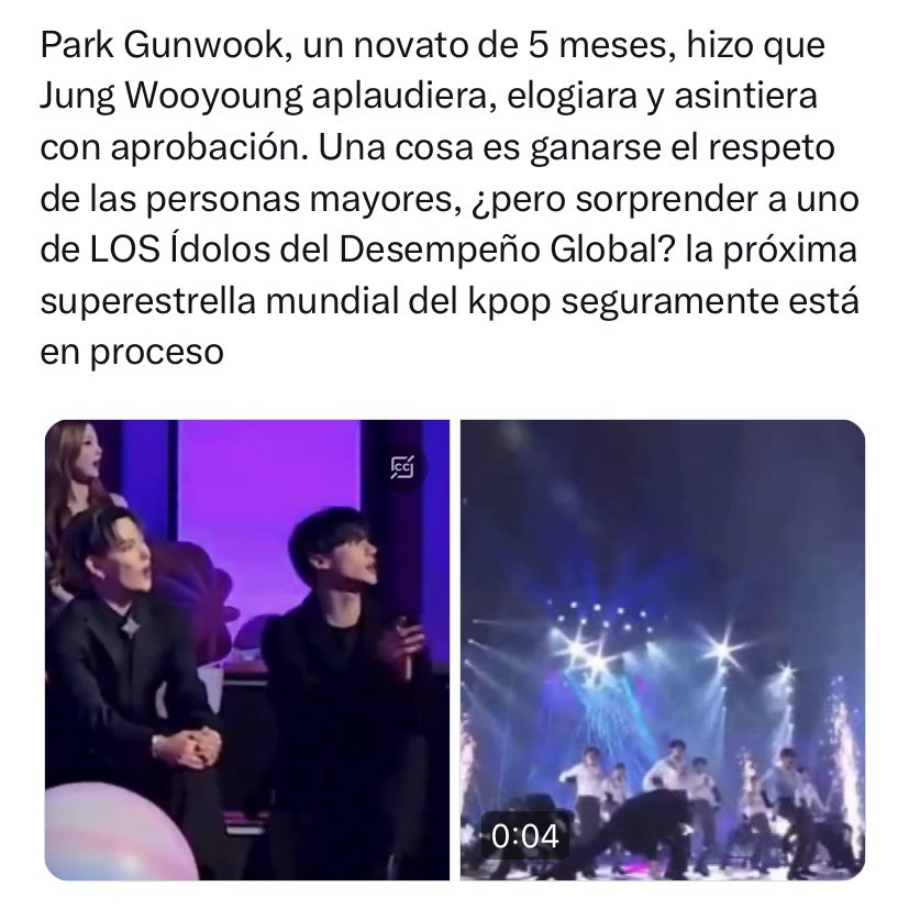 leí este tuit y lloré. se acuerdan d los mama2019 cuando atiny nos emocionamos al ver las reacciones de los grandes grupos al stage d atz? hoy en día ateez pasó a ser uno d esos grupos grandes d los cuales los fandoms se emocionan al ver q reaccionan bien a sus grupos😭😭I'm-