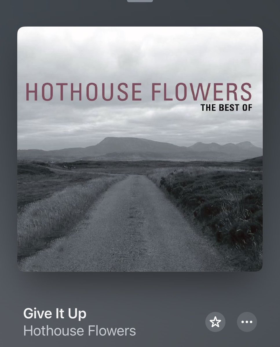 👌🙌🎶❤️ #GiveItUp ⁦@hothouseflowers⁩