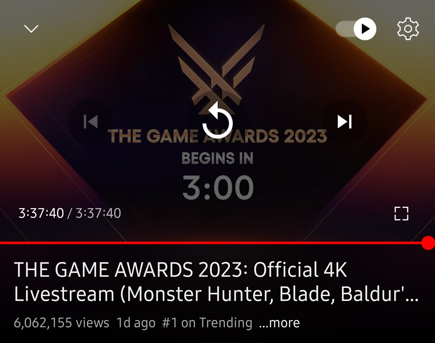 THE GAME AWARDS 2023: Official 4K Livestream (Monster Hunter