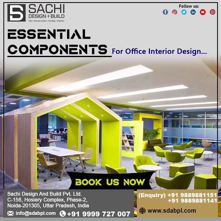 sdabplindia's tweet image. Elevate your workspace with Sachi Design And Build, where innovation meets aesthetics. Unleash productivity in a harmonious blend of form and function with our essential components for office interior design.
#essentialcomponents #essentialdesign #CraftingExcellence #Sdabpl