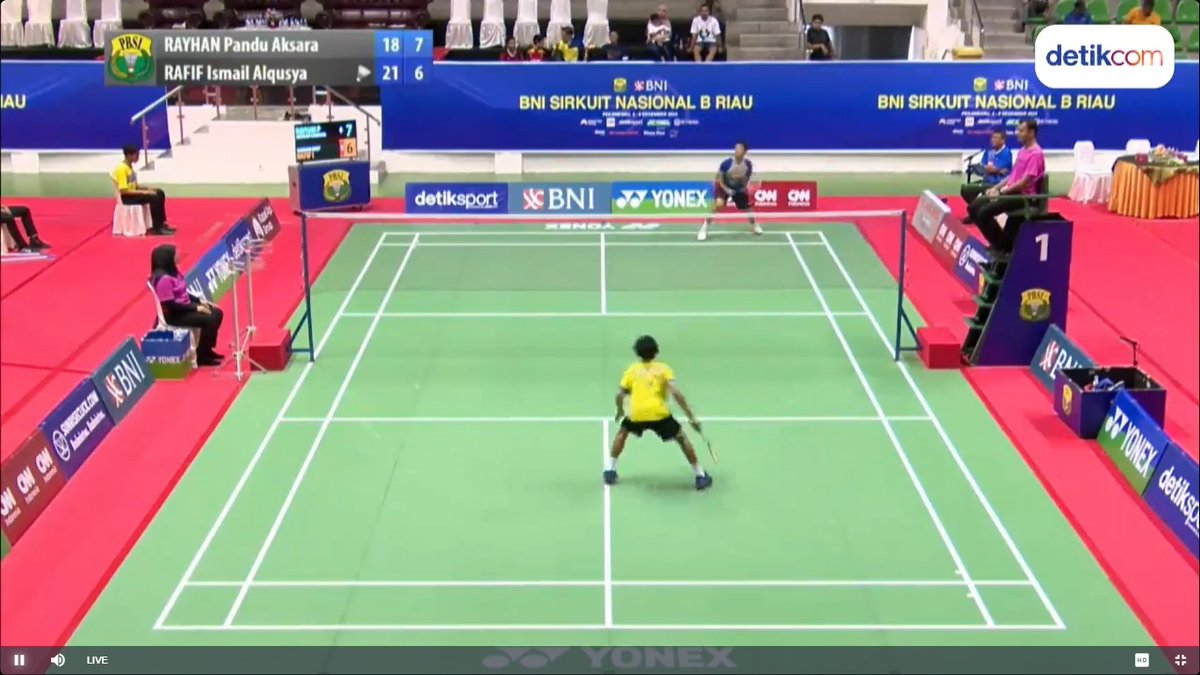barrr_id's tweet photo. Siang Tweeps ada ajang BNI Sirnas 2023 yang berlangsung di GOR Remaja dan GOR Korpri sedari Senin makin meriah
#MbankingSirnasPekanbaru
#BNISirnas2023 https://t.co/RIMQKCGExR
