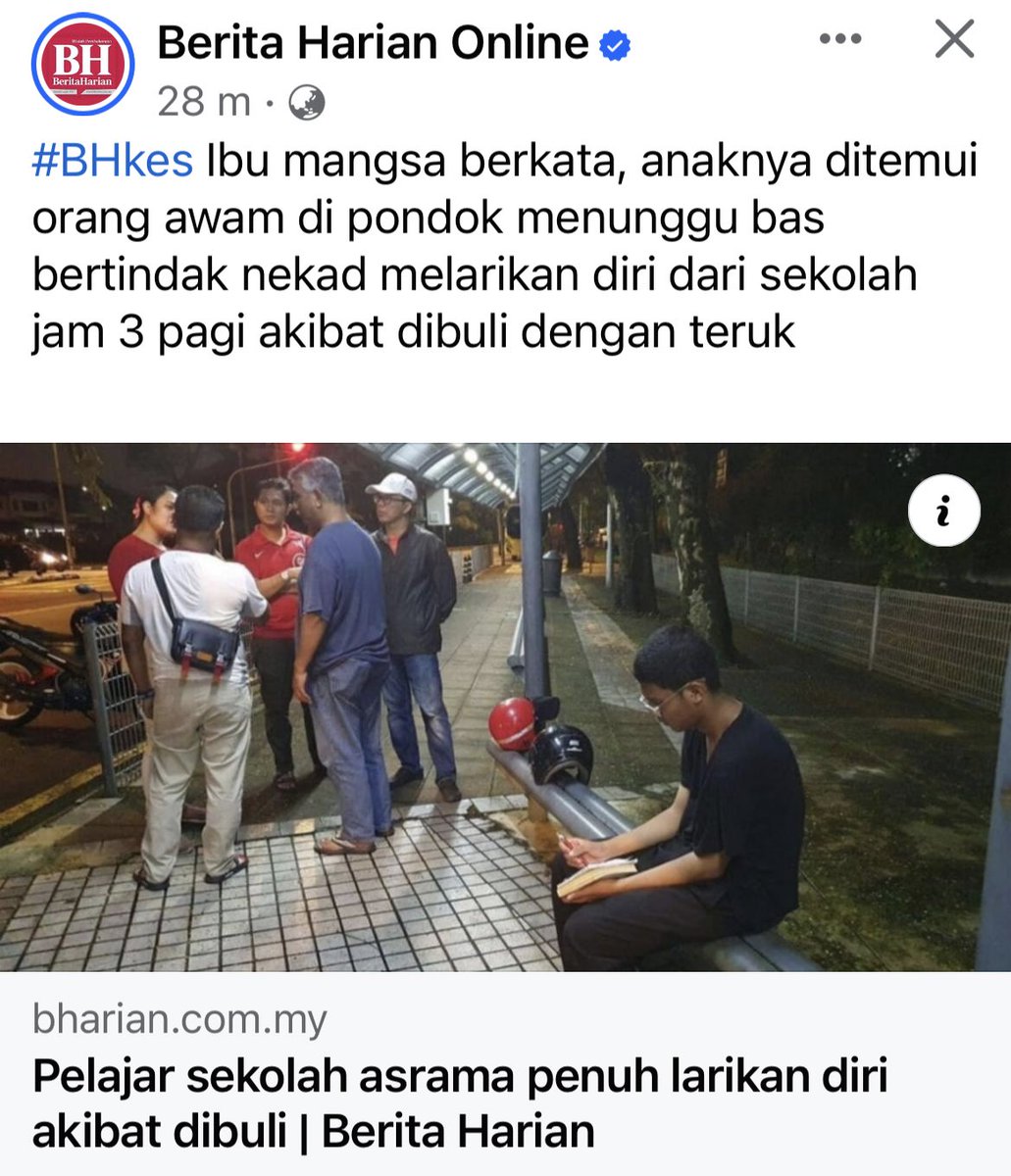 SyedAkramin's tweet photo. “Sebelum ini dia pernah juga dibuli, namun saya dinasihatkan untuk menyelesaikan perkara itu dengan baik dan tidak mendakwa si pelaku," - bapa mangsa buli.

Kepada ibubapa, dengarlah rintihan anak-anak. Kes buli mesti dilapor kepada polis. No such thing ‘selesai cara baik’. https://t.co/SATki3PmIj