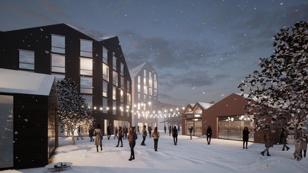 Ensimmäinen #Himos #masterplan valmistui 2000-luvun alkupuolella. Viitesuunnitelma jatkaa Himoksen kasvun ja kehittämisen potentiaalia. jamsa.fi/asuminen-ja-ym…