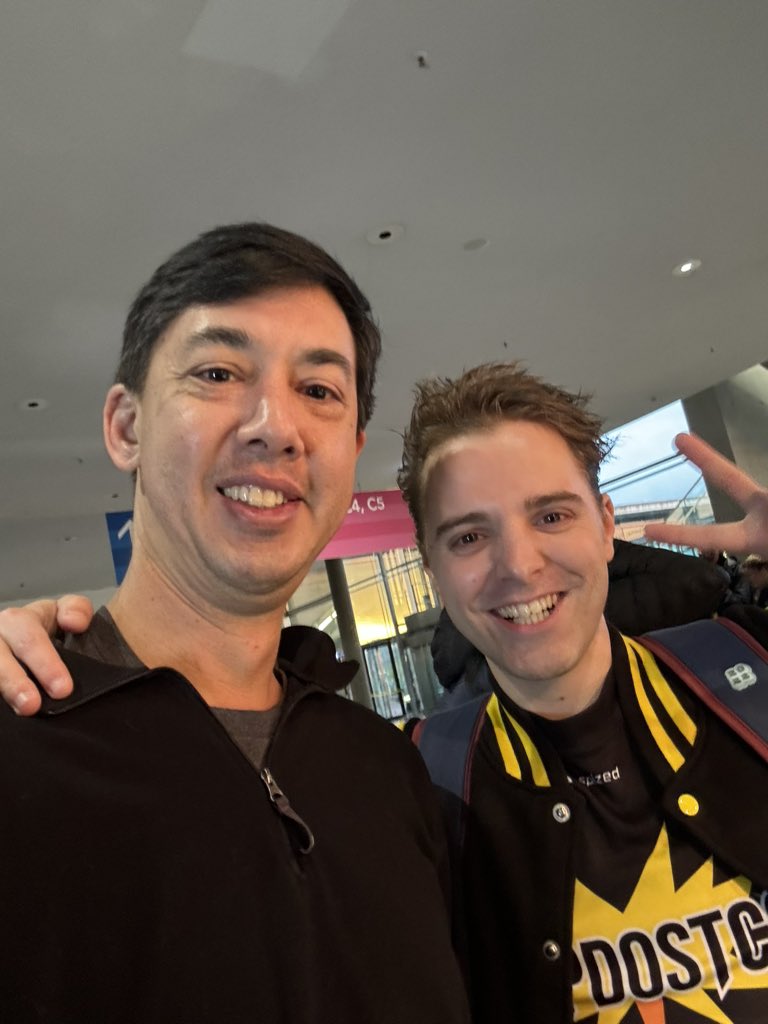 Starting off Stuttgart with a content creator selfie!  <a href="/zapdostcg/">ZapdosTCG</a>