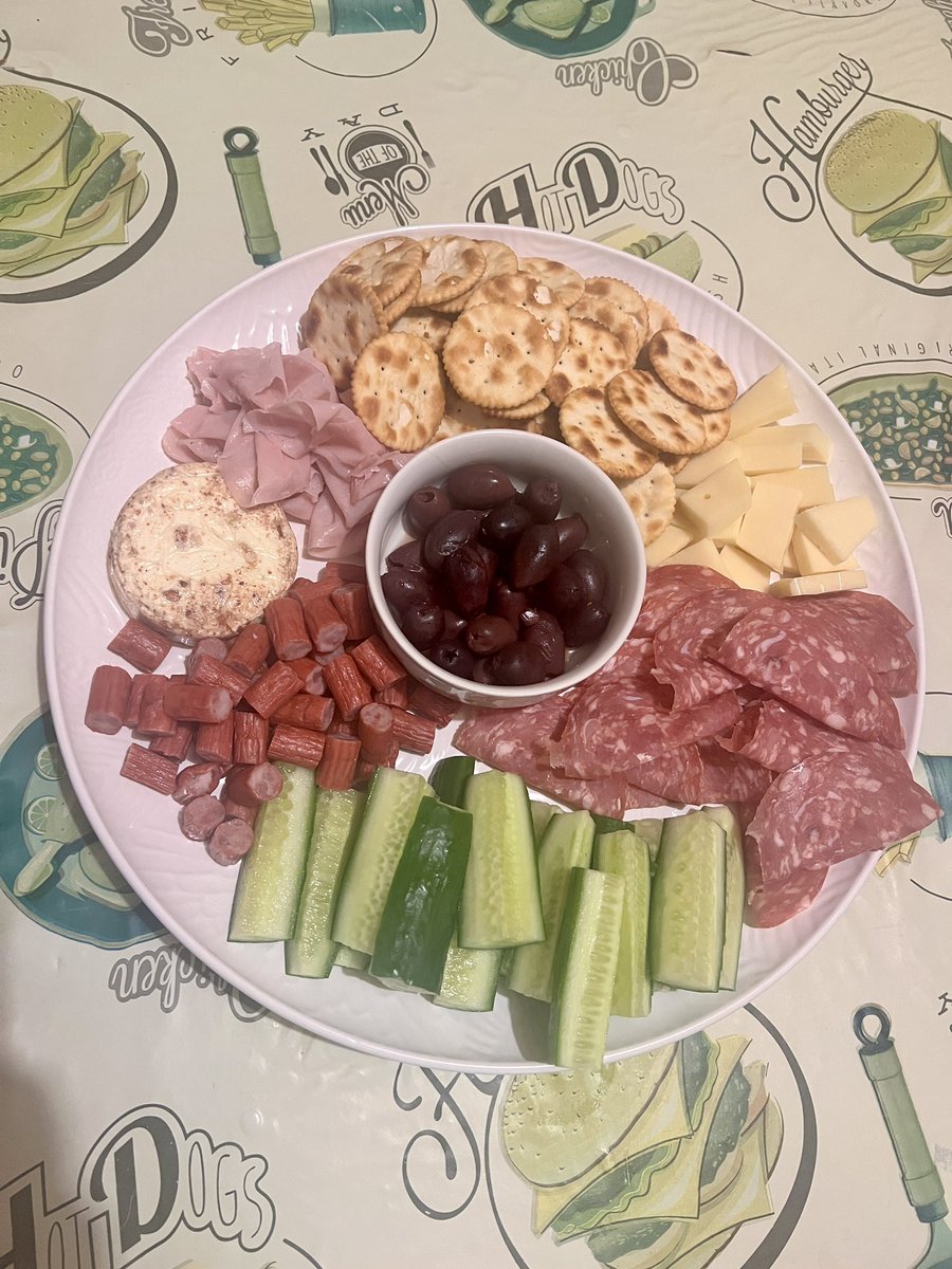 “Saturday platterday. Why? Because we don’t fucking cook on Saturdays. We only ever eat a platter.” - Fidan