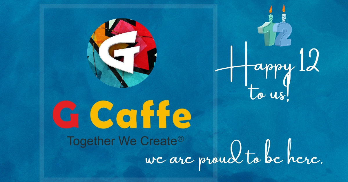 Thank You! We Have Turned 12 !!! #birthday #anniversary #TogetherWeCreate #gcaffe