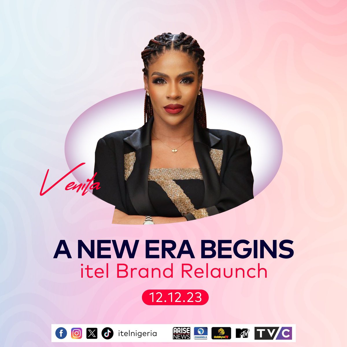 MaameAmm's tweet photo. #Bagathon week indeed 
From renewing a brand deal to her babies signing a deal then her influencing for Itel. Isn’t God good?😊😊
UNSTOPPABLE VENITA 
CONGRATULATIONS VENITA 
#VenitaMarieAkpofure 
#Mydoo https://t.co/AsilaeUoX7