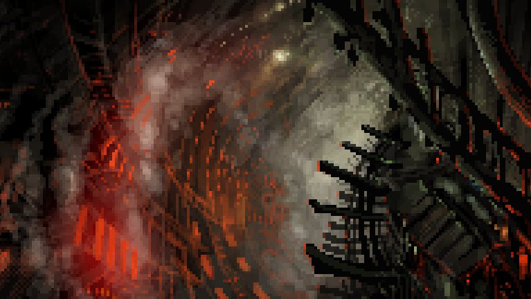 modredcastleton's tweet image. The soles of your boots become tacky as they touch the searing hot deck plates.

You have entered the Foundry. 

☢️ #HibernaculumGame ☢️