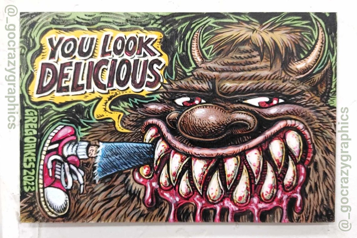 GregOakes73's tweet photo. TODAY!! SATURDAY, DECEMBER 9TH, 2023 "1st Annual Postcard Show" @ #BrassworksGallery #brassworks #postcard #postcards #postcardshow #postcardshow2023 #portlandoregon #gregoakes #gocrazy #gocrazygraphics #lowbrowart #popsurrealism #underground #comix #art #fineart #artwork #weird https://t.co/JfBCqcBfY6