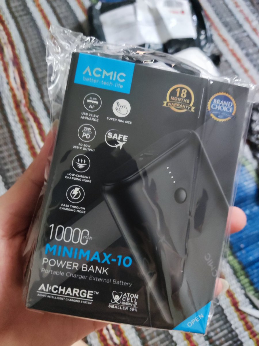 rxgg. (@adeptgx) on Twitter photo Shoutout to ACMIC Indonesia <a href="/AcmicElectronic/">ACMIC Electronic</a>, absolute chad of a company, I wish you guys all the best
Claim garansi gara2 indikator baterai gamau naik mentok kedip di 1 LED, langsung proses garansi diganti baru
Kelengkapan padahal cuma Powerbank sama Invoice Tokopedia dari 28 Shoutout to ACMIC Indonesia <a href="/AcmicElectronic/">ACMIC Electronic</a>, absolute chad of a company, I wish you guys all the best
Claim garansi gara2 indikator baterai gamau naik mentok kedip di 1 LED, langsung proses garansi diganti baru
Kelengkapan padahal cuma Powerbank sama Invoice Tokopedia dari 28