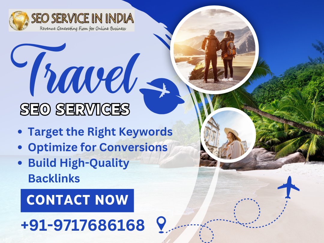 Uncover the World with Travel SEO Services
Reach new travelers, drive bookings, and dominate the competitive travel market with targeted Travel SEO strategies.

For more information visit our website-seoserviceinindia.co.in/product/seo-fo…

#TravelSEO #TravelMarketing #BookingGrowth #seoagency