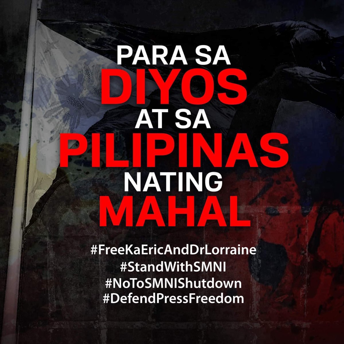 AdmarVilando's tweet photo. #FreeKaEricAndDrLorraine
#StandWithSMNI
#NoToSMNIShutdown
#DefendPressFreedom https://t.co/42Jpsfgs1g