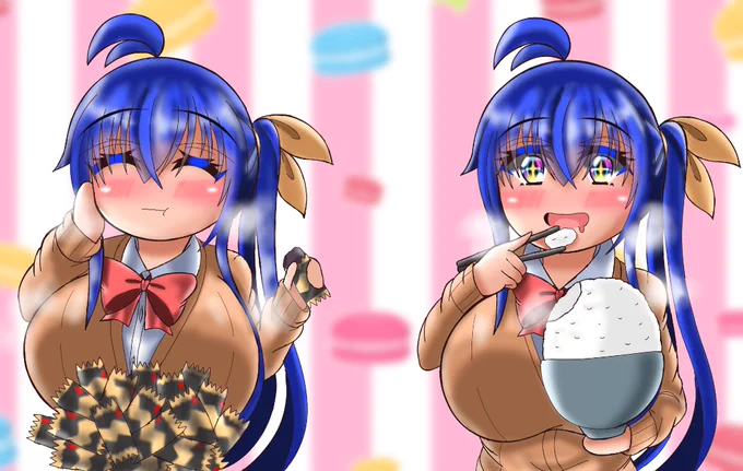 デフォルメ杏奈ちゃんちょいちょい描いてるけどかわいいよね…。デフォルメでもデカいね 