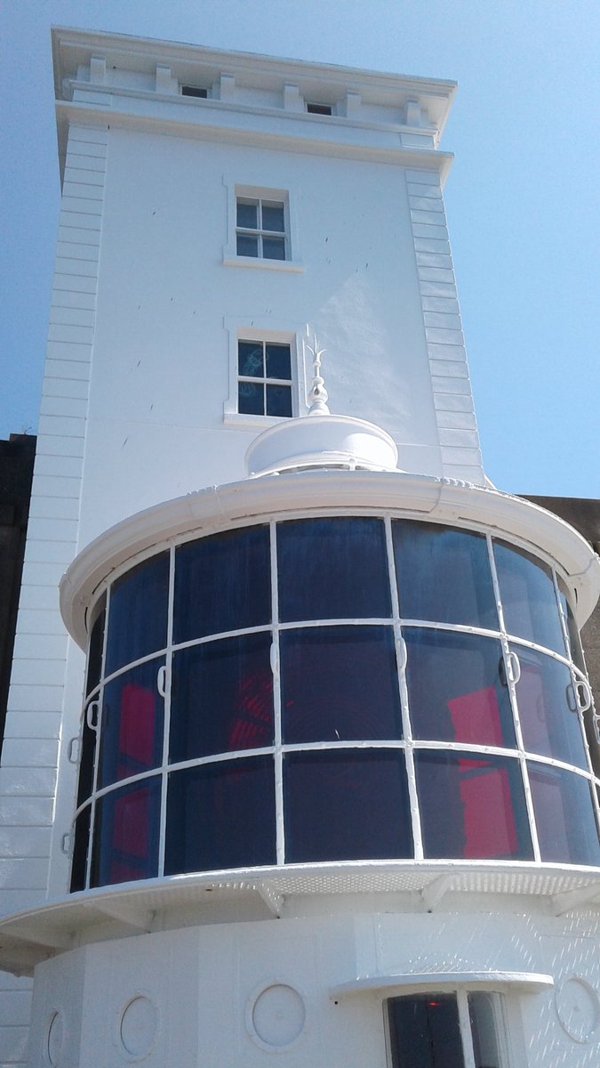 #BlindedBy the upside down lighthouse , the lighthouse was 2 high so they moved the light to the bottom - rathlin island.