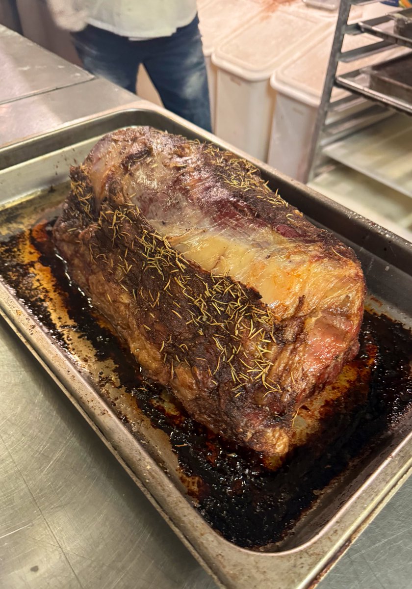 Prime Rib is flowing right now #PrimeRibDinner