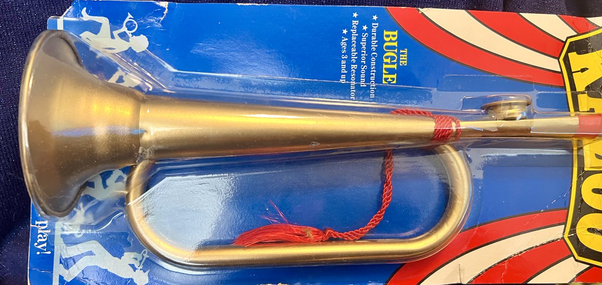 TeriE's tweet photo. UNIQUE GIFT #RARE Kazoo BUGLE Musical #TinToy Hum UNUSED Original Made IN USA
#VINTAGE80s #giftideas #uniquegift #musicalgift #whiteelephantgifts #bugle #kazoo #vintagegifts #holidaygifts #oneofakind #HTF #MusicalToys #toys #stockingstuffers
https://t.co/kGrWunKPkw https://t.co/XjkXmCouPb