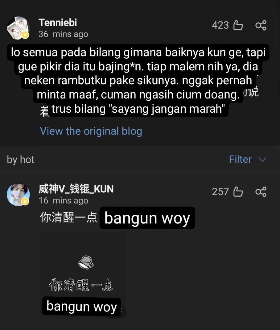 Coba tunjukkin idol star kalian yg anti romatek ituu.
Sender first: kun ge from wayv 😭😭😭😭