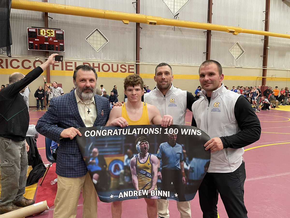 100 Win Club!! Congrats <a href="/andrew_binni_cm/">Andrew Binni</a>. So proud of you lil bro