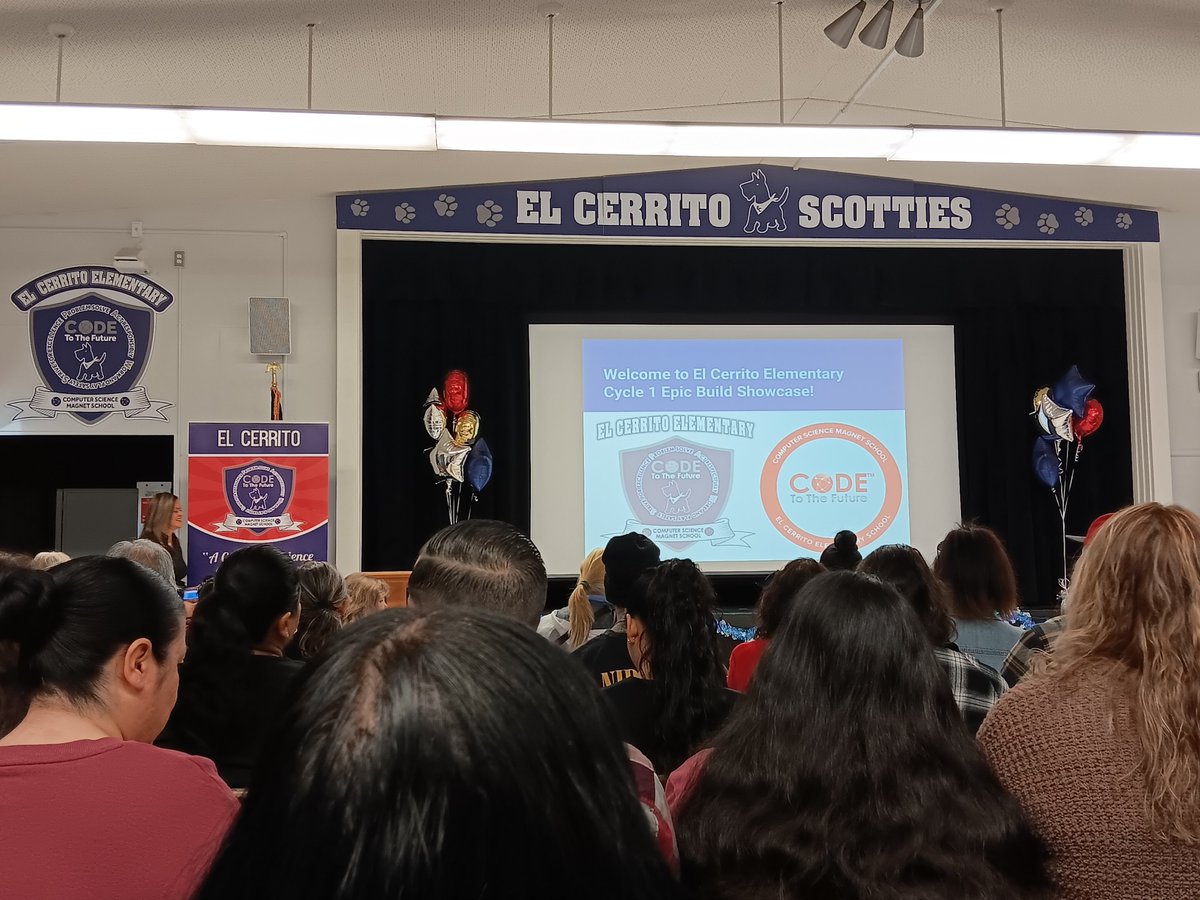 svehaug's tweet photo. Congratulations to @elcerritolhcsd in @LHSchools for a great Epic Build showcase today.  Really enjoyed seeing this in-person.  
#CodeToTheFuture https://t.co/OkfRWcdVui