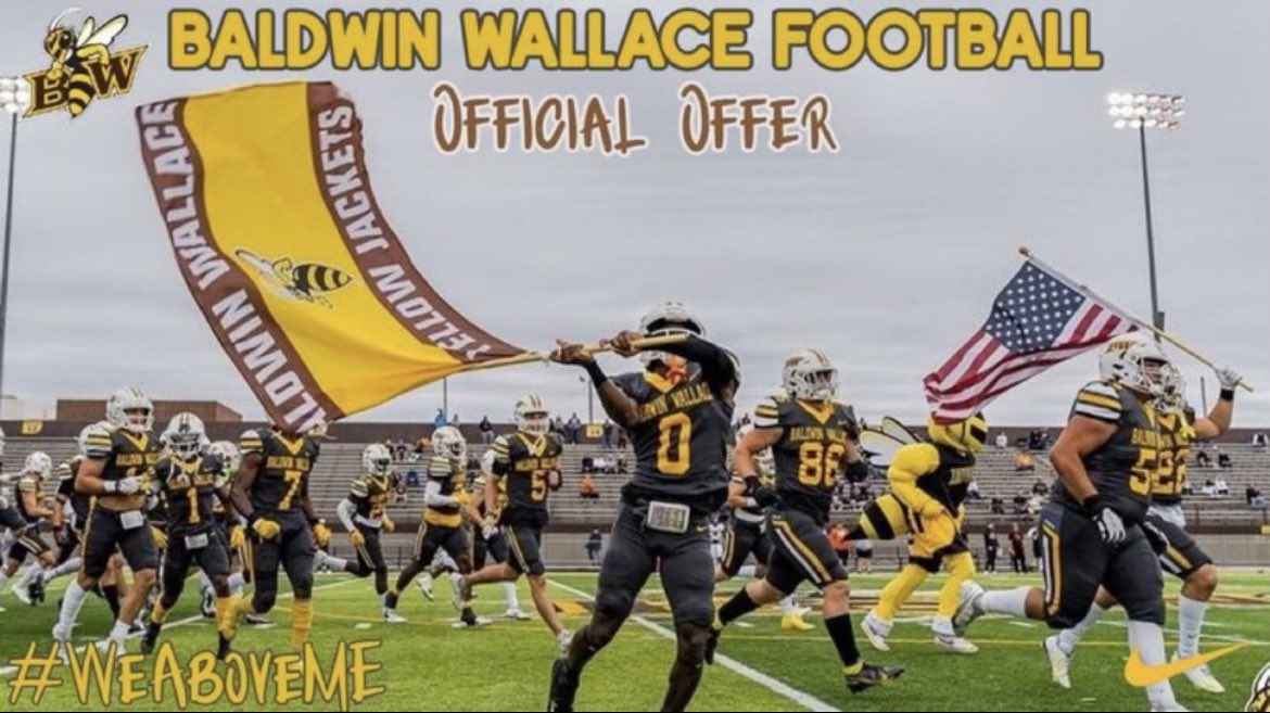 After a great conversation with @blake_abraham I am blessed to receive an offer to play football and further my academic career at Baldwin Wallace University. @BWYJFootball <a href="/AthleticsTca/">TCA Conquerors Athletics</a> <a href="/TC_Jax_Football/">TrinityChristianFB</a> <a href="/bhernyscoutguy/">Brian Herny</a> <a href="/GEMCLASS_/">G.E.M. Class Recruiting</a>