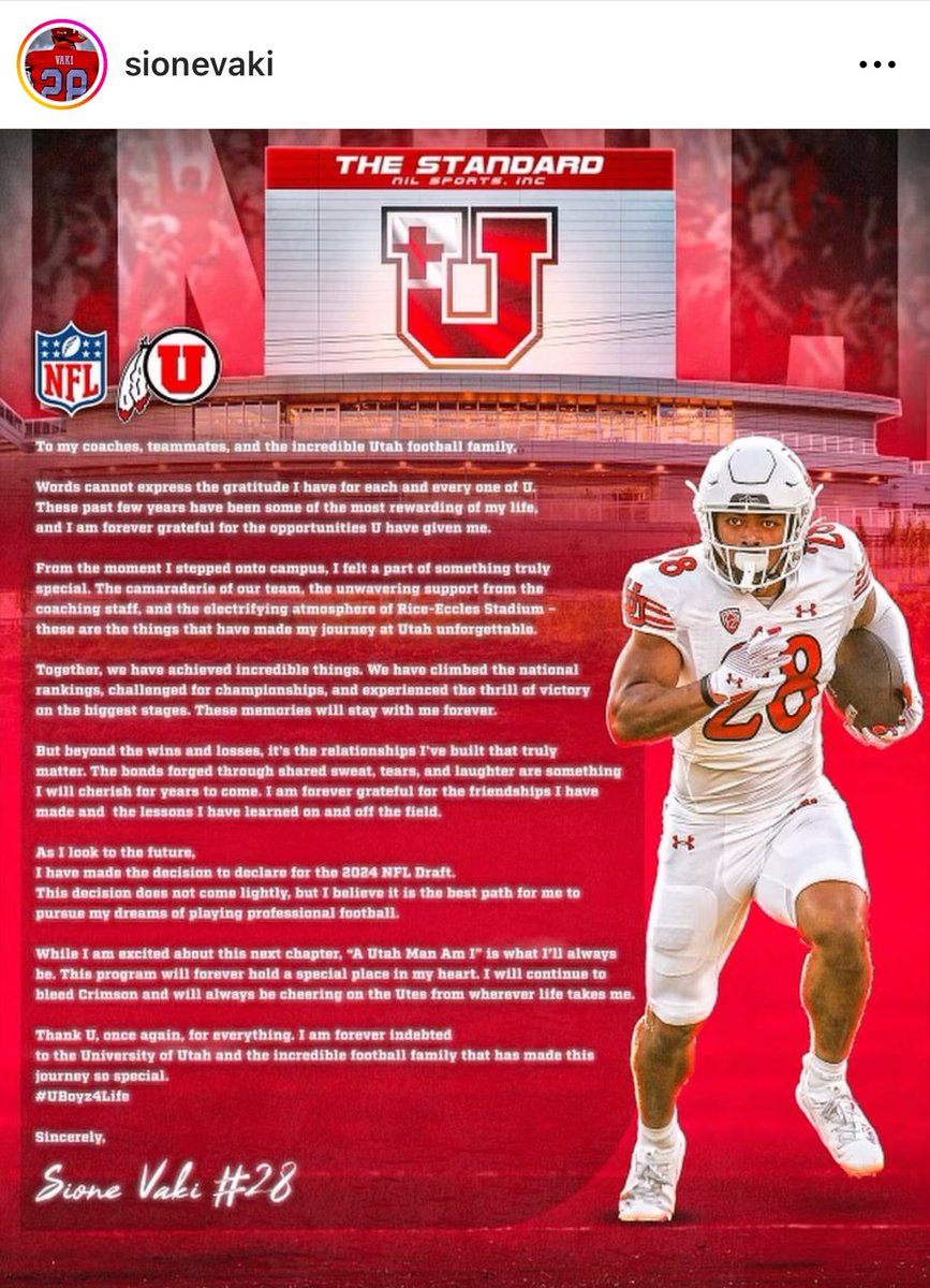 Sione vaki has entered the 2024 NFL draft