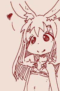 「ちかごろのらくがき2うさの名は 」|うちうのイラスト