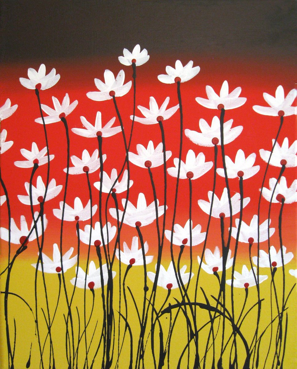 wrightsonarts's tweet image. triptych flower art large wall art Floral abstract canvas art original decorative home office art hand painted made Ready to Hang tuppu.net/b8bab38 #painting #original #Home_decor
