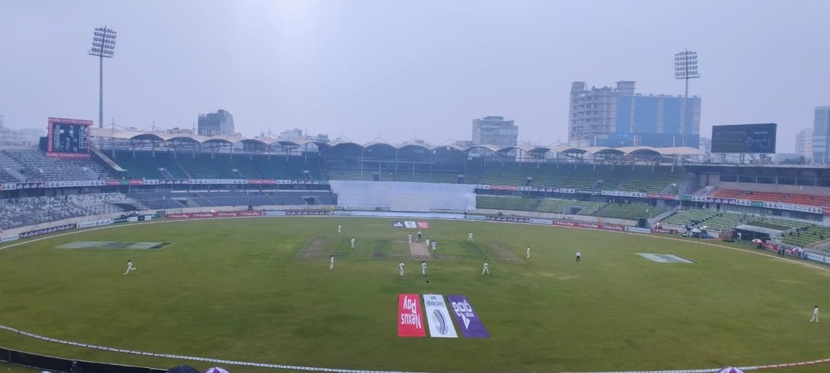 Foggy morning at SBNCS! 

#BANvNZ