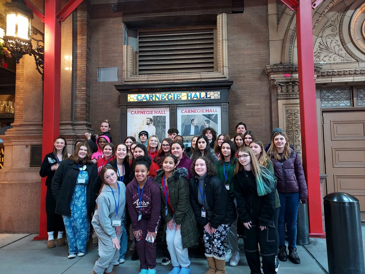 What an amazing experience for our ⁦<a href="/HPRwildcats/">High Point Regional High School</a>⁩ Chamber Singer Ss as they performed at Carnegie Hall in the Hope Youth Choir! They were amazing! Thank you Ms. Riccardi and Ms. Martin for your leadership and support of our Ss! ⁦<a href="/jacq_mccarthy/">Jacqueline McCarthy</a>⁩ #Wildcatpride