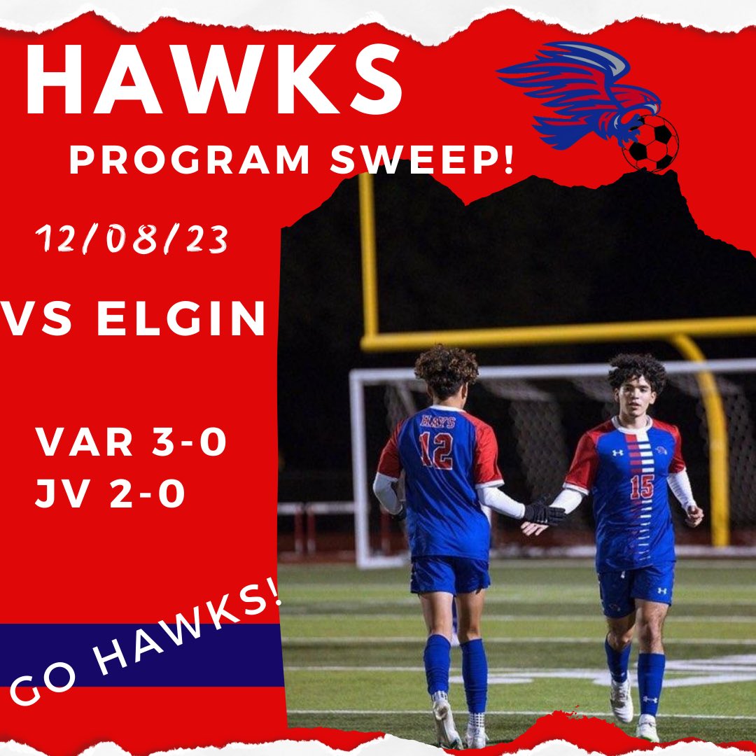 Jack C Hays High School Athletics (@gohayshawks) on Twitter photo Boys Soccer with a program sweep versus Elgin- great job Hawks! <a href="/Hays_Hawks/">Hays High School</a> <a href="/HaysHawksABC/">Hays HS Athletic Booster Club (HABC)</a> Boys Soccer with a program sweep versus Elgin- great job Hawks! <a href="/Hays_Hawks/">Hays High School</a> <a href="/HaysHawksABC/">Hays HS Athletic Booster Club (HABC)</a>