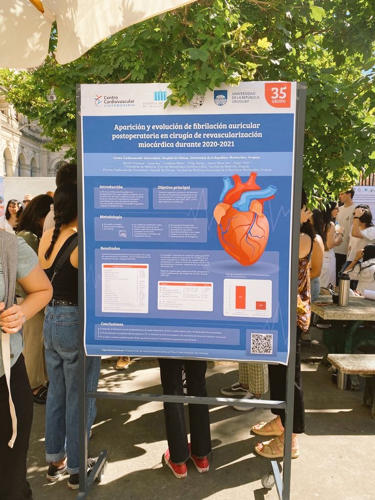 MatasFellay1's tweet image. Hace un año presentando la monografía y terminando el 6to año en la Fmed ⚕️🏥🫀
#Cirugiacardiaca #Fibrilacionauricular #postoperatorio