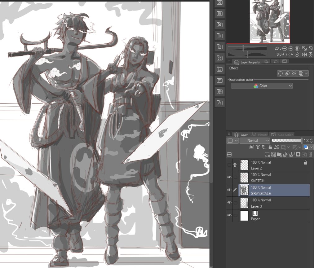 Im_hirosh1's tweet image. GM to absolutely everyone✨

grail @Azuki  and elementals new art WIP👺🈚️
#Azuki #azukielementals #ikz