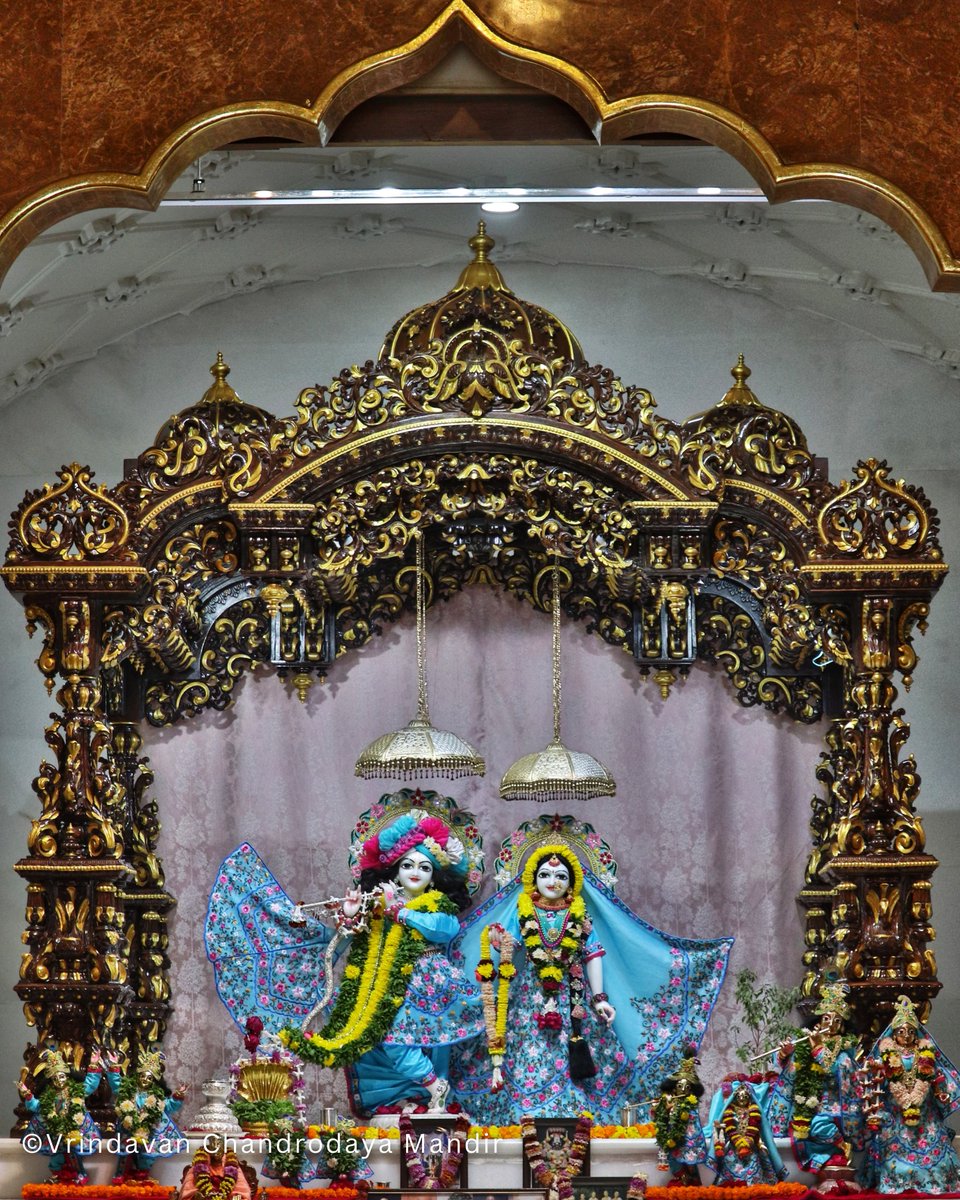 Vrindavan Chandrodaya Mandir tweet media