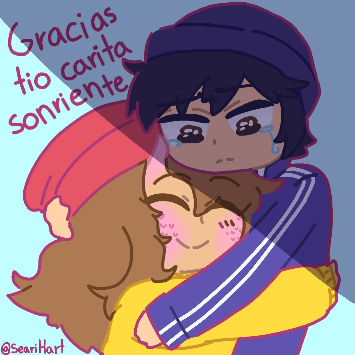 SeariHart's tweet photo. No... ahora si chille un buen 

#qsmpfanart #quackityfanart #qsmptallulah #qsmp #quackity https://t.co/myhvMgR8x7