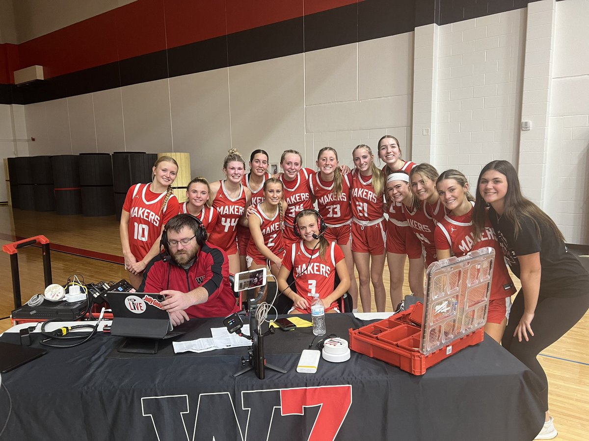 GBBKimberly's tweet photo. Kimberly knocks off Hortonville 73-68 in a hard fought battle in the FVA! S/O to Emily for getting the Jolly Good post game interview with @ProductionsW7! We are back in action tomorrow when we take on De Pere at home! https://t.co/xCbuAXrlqR