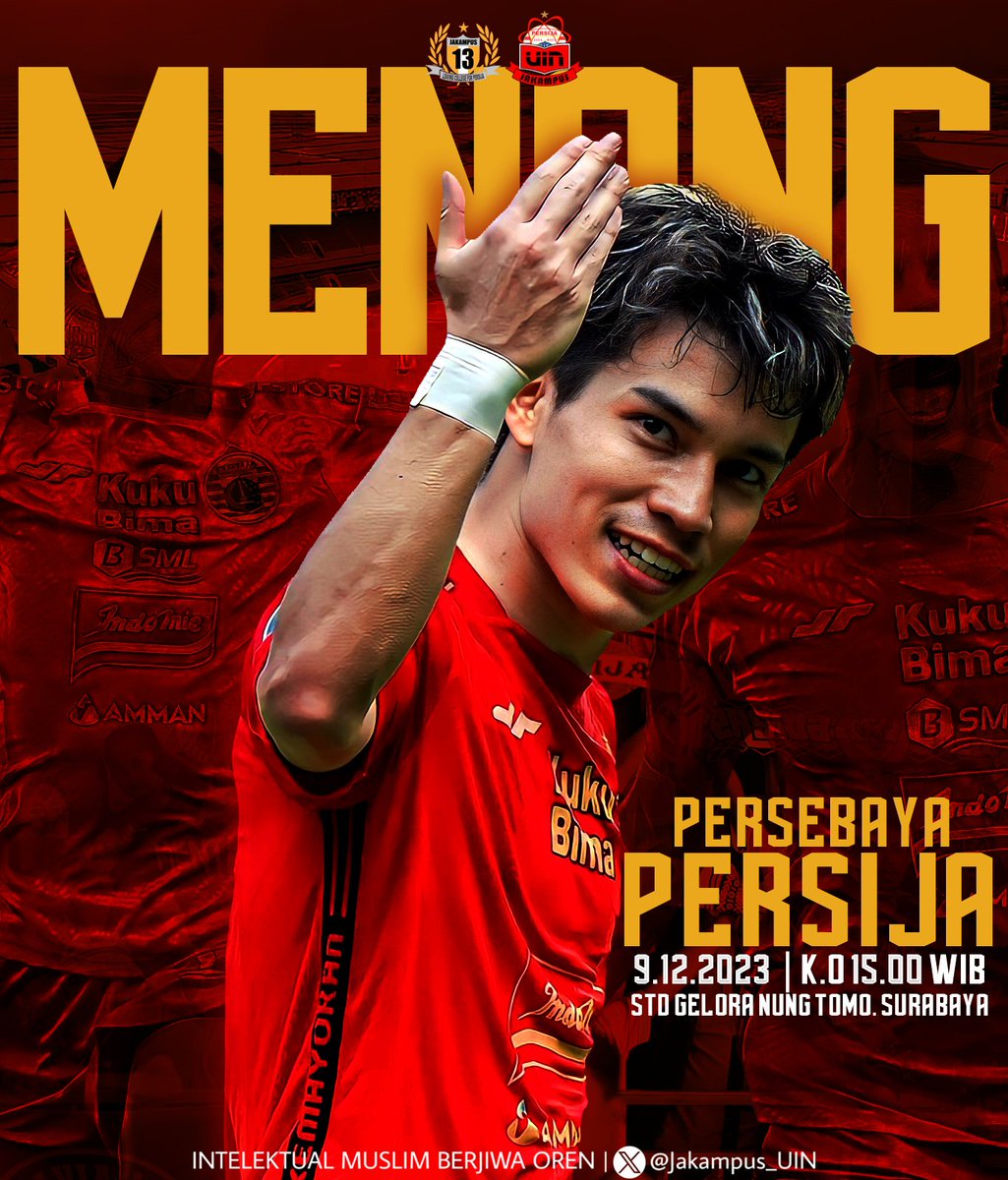 Jakampus_UIN's tweet photo. MENANG!
#PersijaDay
#JakampusUIN
#13iggerToWinner
#IntelektualMuslimBerjiwaOren https://t.co/cJxJTqHyRh