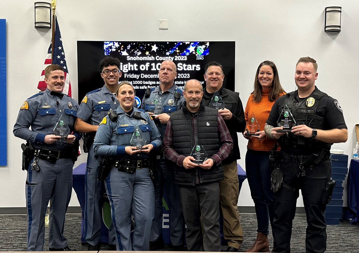 SnoCo Target Zero (@snocotargetzero) on Twitter photo Congratulations to our traffic safety champions who help keep our roads safer! DUI Patrols are out now. Have a sober ride home!
<a href="/wspd7pio/">Trooper Kelsey Harding</a> Congratulations to our traffic safety champions who help keep our roads safer! DUI Patrols are out now. Have a sober ride home!
<a href="/wspd7pio/">Trooper Kelsey Harding</a>