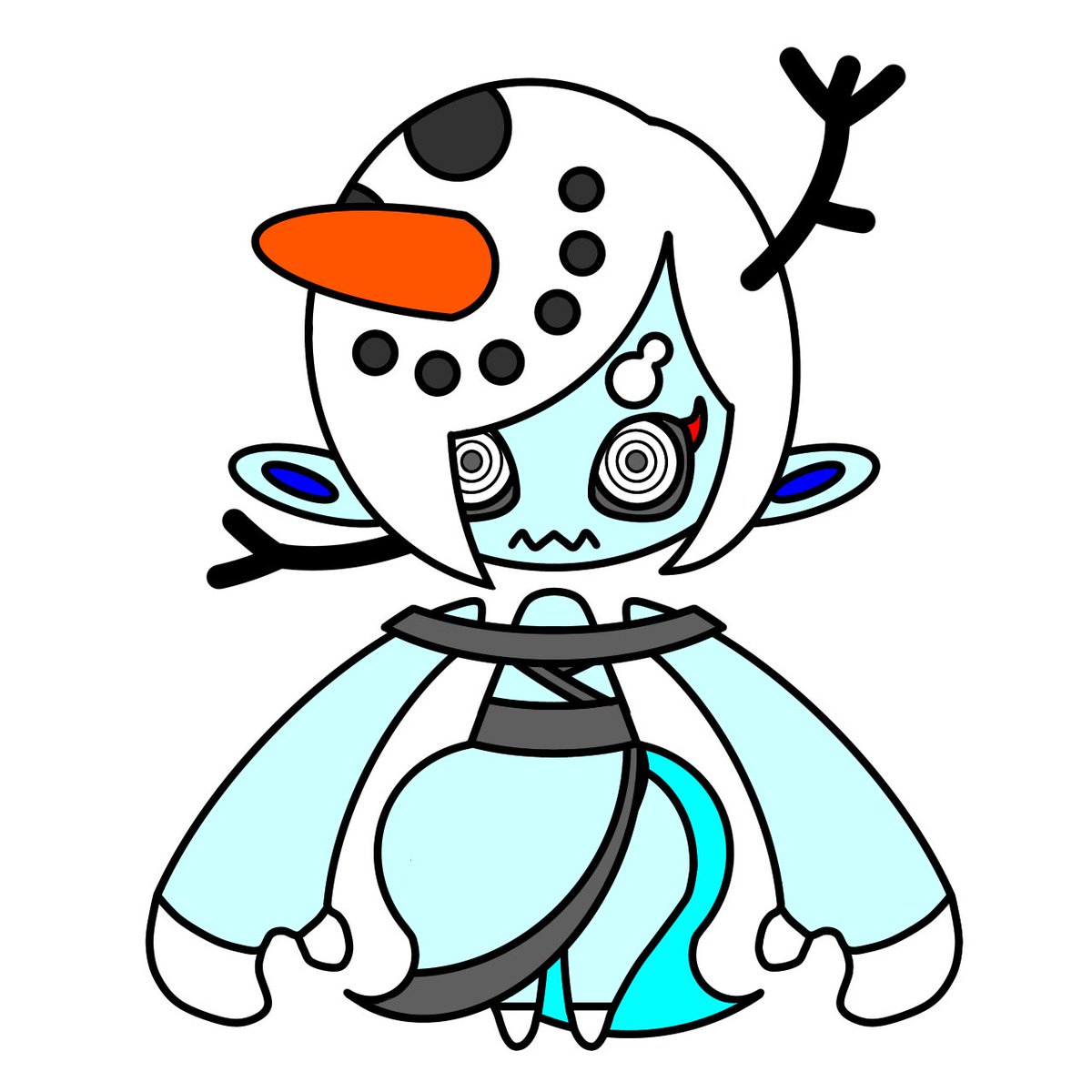 冬バージョン☃️

＃絵　#イラスト  #illustration #オリキャラ