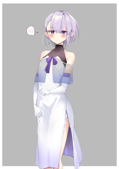 ドレス着せられた雫 