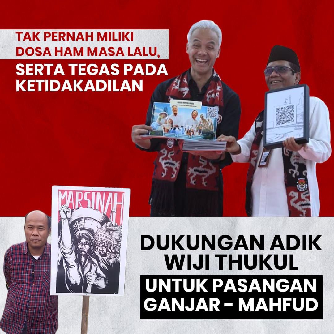 ArieLessmana's tweet photo. Ganjar mahfud tidak memiliki dosa HAM masa lalu serta tegas pada ketidakadilan https://t.co/EjiaPKZi9o